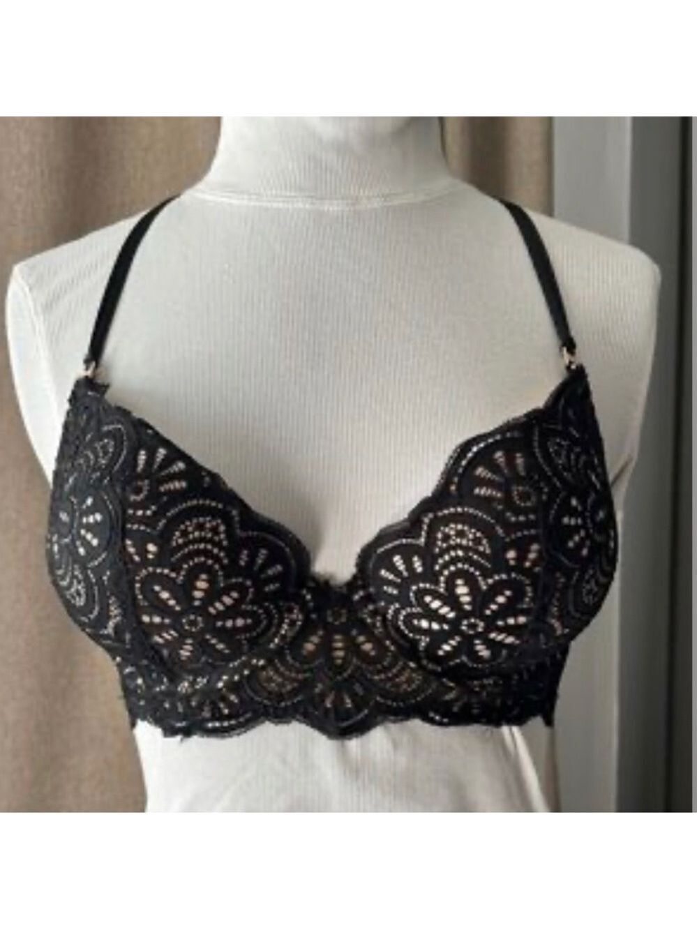 NWOT Aerie Black Lace Bra